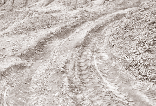 Chemin-sable